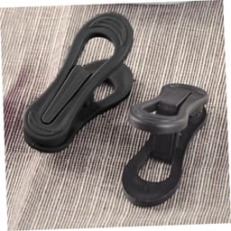 Kledinghangers met Clips - Waslijn Clips Hangers - Kleding Drogen - Windproof Ontwerp - 7 cm - Zwart — thumbnail 3