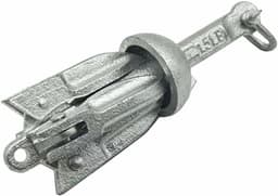 Opvouwbare Boot Anker - Watersport Anker - Boot Stabiliseren - Thermisch Verzinkt - 10kg - Zilver — thumbnail 3
