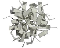 500 Stuks Witte Sluitclips voor Zakken - Duurzame Inpakclips