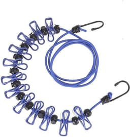 Waslijn 2 Stuks - Outdoor Kledinglijn - Buiten Kleding Drogen - Winddicht Antislip - 180 cm - Blauw — thumbnail 1