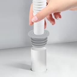Rioolafdichtingen - 2 stuks - Vloerafvoer - Siliconen - Afvoerplug afdekking vloer - 35-40 mm, 45-50 mm - Afvoerbuis afdichting - Met deksel - Voor thuis, keuken en badkamer — thumbnail 2
