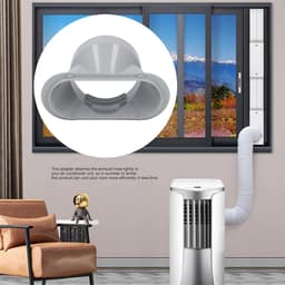 Koppelstuk Mobiele Airco Afvoerslang - 5 Inch - voor afvoerslang met een diameter van 13 cm - Voor Airconditioning Uitlaatpoort — thumbnail 2