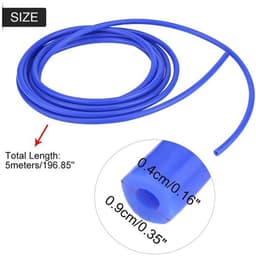 Vacuümslang 4 mm - Siliconen Vacuümbuis - Slijtvast - Waterdicht - Koudebestendig - Universele Vervanging - Siliconenbuis — thumbnail 4