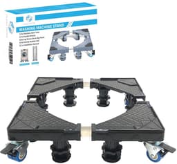 Dailygoods- Wasmachine Verhoger XL 500KG Capaciteit - Verstelbare Meubelroller - Multifunctioneel - Wasmachinebasis - 8 Poten/4 Wielen - Maximale Stabiliteit — thumbnail 1