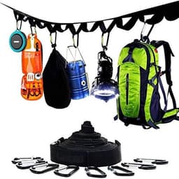 Dailygoods- Waslijn Uittrekbaar - Camping Waslijn - Drooglijn Buiten - Nylon Waslijn - Weerbestendig - Lichtgewicht 167 g — thumbnail 1