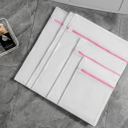 Dailygoods - 10 Stuks Wasnet Voor Wasmachine, Waszak Wasmachine Wasnet Grote Mesh Waszak Voor Shirts Bh's Sokken Schoenen Truien Babykleding (3 Maten) — thumbnail 4