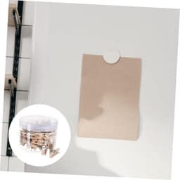 Houten Punaises - Decoratie Clips - Foto's Bevestigen - Met Veer Mechanisme - 50 Stuks - Houtkleur — thumbnail 2