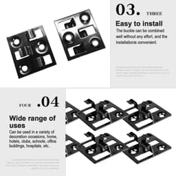 Dailygoods- Fixing Clamps Rvs - Wpc Clips - Onzichtbare Deck Beugel — thumbnail 5