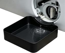 Lekbak wasmachine - Universele afvoerbak voor wasmachines met voorlader - Afvoerbak voor wasmachine - Lekbak voor Wasmachine en Vaatwasser - Opvangbak - Wasmachine opvangbak - afvoerbak - wateropvangbak voor kelder, woning, camper - Zwart — thumbnail 1