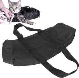 Honden- en kattenwaszak voor een comfortabele badervaring met ademend gaas en muilkorf — thumbnail 1
