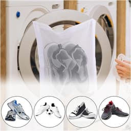 2 stuks wasdrogertas, 40 cm × 40 cm, wasdroger, schoenenhouder voor wasdroger, voor schoenen, kleding en wasgoed, verstelbare elastische riem — thumbnail 3