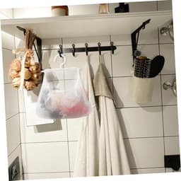 Wasknijperhouder Set - Opbergtas - Thuis Organiseren - Ademend Mesh Materiaal - 24.5x22CM - Wit — thumbnail 2