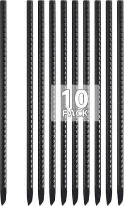 SnelShoppen - 10 Sterke Grondankers 40 cm - Stalen Grondankers, J-haak Ontwerp, Roestvrij, Duurzaam voor Tent, Camping, Tuin en Buiten gebruik — thumbnail 1