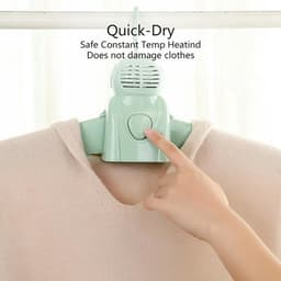 Draagbare droger geschikt voor kleding, ondergoed en dierenkleertjes. Hoogwaardig verwarmd droogrek, ideaal voor op reis, kamperen, thuis, in een appartement en andere gelegenheden - milieuvriendelijk. — thumbnail 4