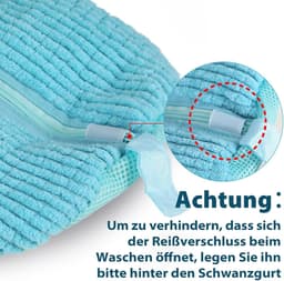 Multifunctionele Waszak voor Schoenen - Herbruikbare Waszak voor Sneakers en Schoenen, Beschermt Wasmachine en Schoenen, 2 Stuks (Lichtblauw) — thumbnail 5