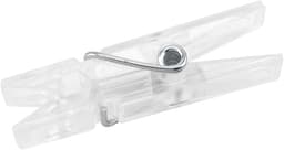 Dailygoods- Mini Wasknijpers 300 Stuks - Transparant - Kunststof - Kleine Knijpers - Duurzaam - Metalen Veer - Ideaal voor Knutselen — thumbnail 5