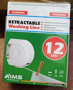 Solidchoice - Heavy Duty Intrekbare Waslijn 12m Wandmontage — thumbnail 4