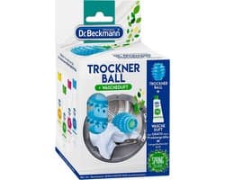Dr. Beckmann Drogerbal + Wasgeur 50ml - Wasbol - Wasdrogerbal - Droogbal voor Wasdrogers - Droogkasten - Herbruikbaar - Vegan - Milieuvriendelijk - Gemaakt van Siliconen