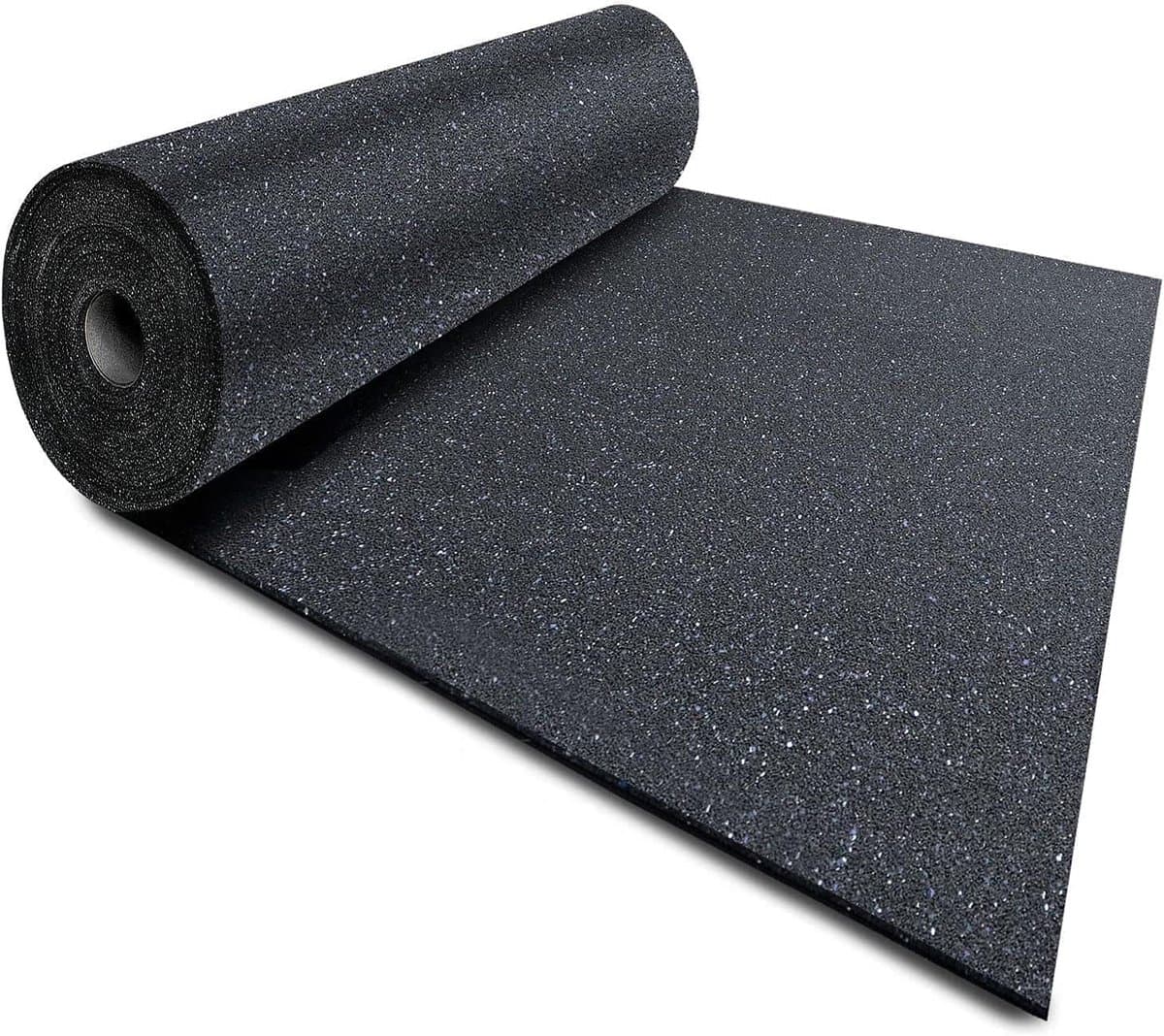 Antivibratiemat - Rubberen mat - Apparaten Dempen - Gemaakt van gerecycled rubber - 62.5 x 900 cm - Zwart — afbeelding 1