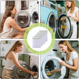 Set van 3 kleine linnen waszakken voor de wasmachine 23 x 30 cm - multifunctionele wasnetten voor delicate kleding - waszakken voor reizen en wasgoed - ideaal voor handwas en bescherming van kleding. — thumbnail 5