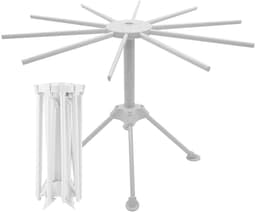 Dailygoods- Pastadroger - Opvouwbaar Droogrek - 10 Uittrekbare Sporten - Maximaal 2 kg Pasta - Geïntegreerde Transportstaaf - Eenvoudig Verse Pasta Maken — thumbnail 2