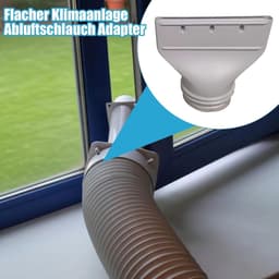 Koppelstuk Mobiele Airco Afvoerslang - universele connector Ø130–150 mm - verlengstuk voor airco slang - geschikt voor ramen, afzuiging en afvoerbuizen — thumbnail 3