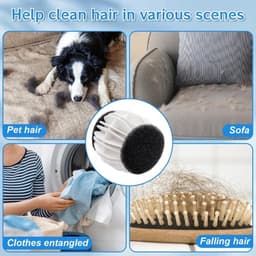 Wasballen voor wasmachine - 4 stuks - Anti haar - Drogerballen - Ook geschikt voor dierenharen - Sneller droog - Anti-kreuk - Haarvanger Wasbollen - Anti Haar Droogballen — thumbnail 2
