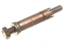 Anker Bouten - Bevestigingsbouten - Zware Bevestiging - Roestbestendig - M8 x 75mm 6 Stuks - Geel Verzinkt