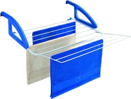 Metaltex - Droogrek Hangend Bries - 6 meter drooglengte - Makkelijk ophangen - Verstelbare ophanghaken - Wit — thumbnail 2