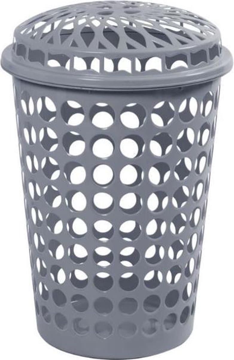Gerimport Wasmand 43,5 X 63 Cm Grijs — afbeelding 1