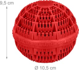 wasbol set van 4 - voor wasmachine - tot 90°C - tot 1000 wasbeurten - rood — thumbnail 5