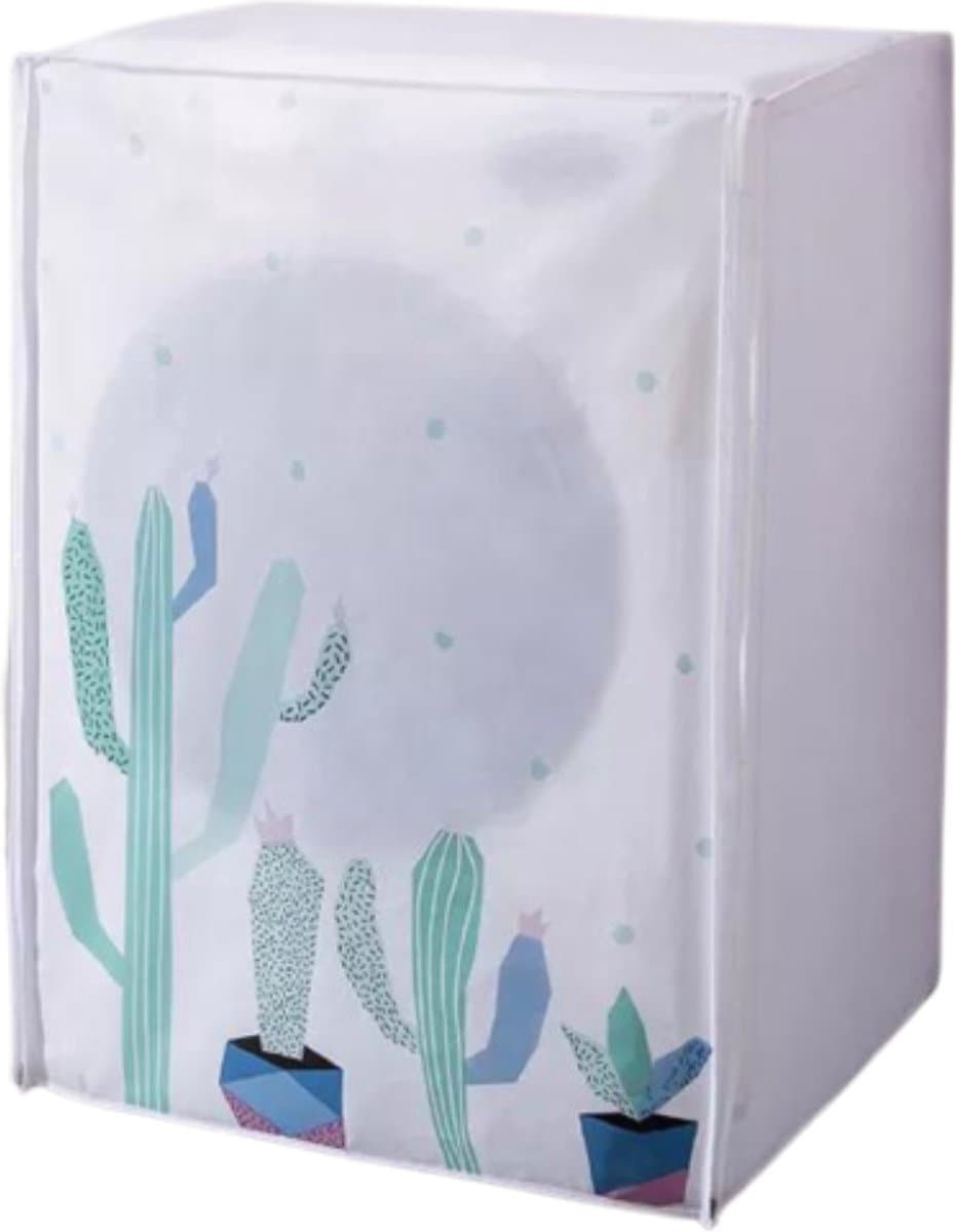 IBBO® - Wasmachine hoes - Wasmachine hoover - Wasmachine beschermer - Wasmachine overtrek - Waterdichte bescherming - Wasdroger beschermhoes - Hoes Cactus — afbeelding 1