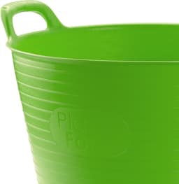 Plasticforte Flexibele emmer/kuip - groen - 42 liter - ECO kunststof - rond - 38 x 45 cm — thumbnail 4