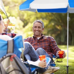 Grondanker voor parasol en droogmolen - strand tuin camping - 19-32 mm - parasolhouder kunststof zwart — thumbnail 3