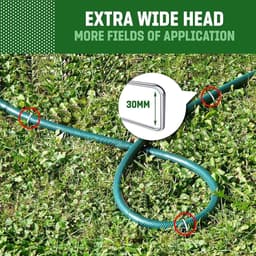 Stevige Grondankers 100 Stuks Voor Onkruidmat Tuinmat Schutting & Camping - 150 mm Lang 25 mm Breed Ø 3 mm — thumbnail 3
