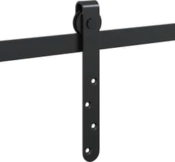 vidaXL - Ophangset - voor - schuifdeur - 122 - cm - koolstofstaal — thumbnail 5