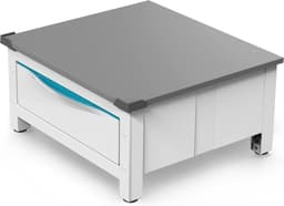 Verhoger voor Wasmachine of Droger met Uittrekbare Lade 28 L - Technopolymeer, Max. 250 Kg, Wit — thumbnail 1