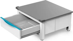 Verhoger voor Wasmachine of Droger met Uittrekbare Lade 28 L - Technopolymeer, Max. 250 Kg, Wit — thumbnail 5