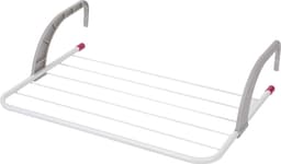 6-Bar Radiator Droogrek - Opvouwbaar en Compact voor Handdoeken en Kleding — thumbnail 1