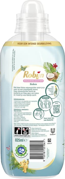 Robijn Collections Kokos Wasverzachter - 4 x 33 wasbeurten - Voordeelverpakking — thumbnail 3