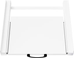 Stapelkit met Uitschuifbare Plank voor Wasmachine & Droger – Wit – Bodo — thumbnail 2