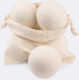 Drogerballen 100% wol - 6 stuks - Wasdrogerballen - Wasbollen - Duurzaam - Gratis opbergzak — thumbnail 1