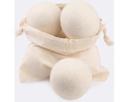 Drogerballen 100% wol - 6 stuks - Wasdrogerballen - Wasbollen - Duurzaam - Gratis opbergzak — afbeelding 1