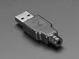 USB DIY Connector Shell - Type A Male Plug Adafruit 1387 — thumbnail 5