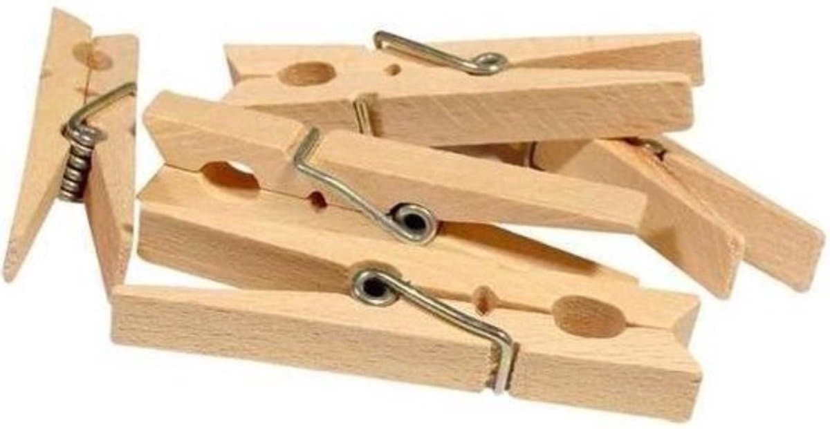 Benson Wasknijpers Hout XXL - 18 stuks — afbeelding 1