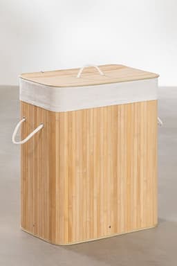 MIRA Home - Opbergmand - Wasmand - Mand - Opbergsysteem - Bamboe - 60x78cm — thumbnail 4