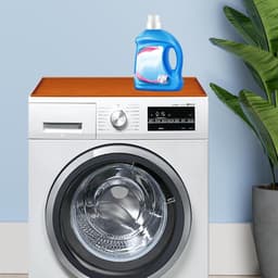 Wasmachine Droger Mat - Apparaatbescherming - Apparaten Beschermen - Waterdicht Ontwerp - 60 x 60 cm - Oranje — thumbnail 4