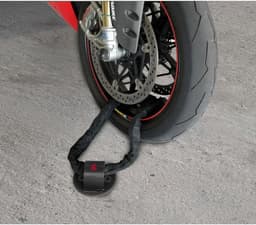 Grondanker Motor - Veiligheidspunt - Motor Beveiligen - Gehard Staal - 13x13x6cm - Zwart — thumbnail 2