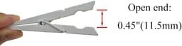 Witte houten wasknijpers 16-pack - Stevig en roestvrij voor wasgoed & ambachtelijke projecten — thumbnail 2