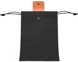 Fruitplukzak Opvouwbaar - Verzamelzak Outdoor - Buiten Verzamelen - Waterdichte Voering - 29x21 cm - Zwart